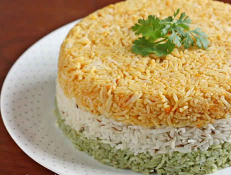 印度三色米，大米的颜色其实非常丰富，远不止“白花花”那般单调。  图/mydiversekitchen.com